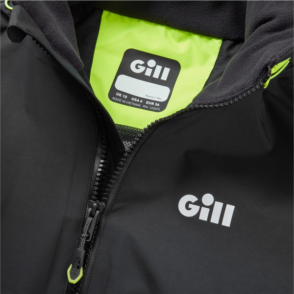 2026 Gill Kvinder OS3 Coastal Jakke OS33JW - Black
